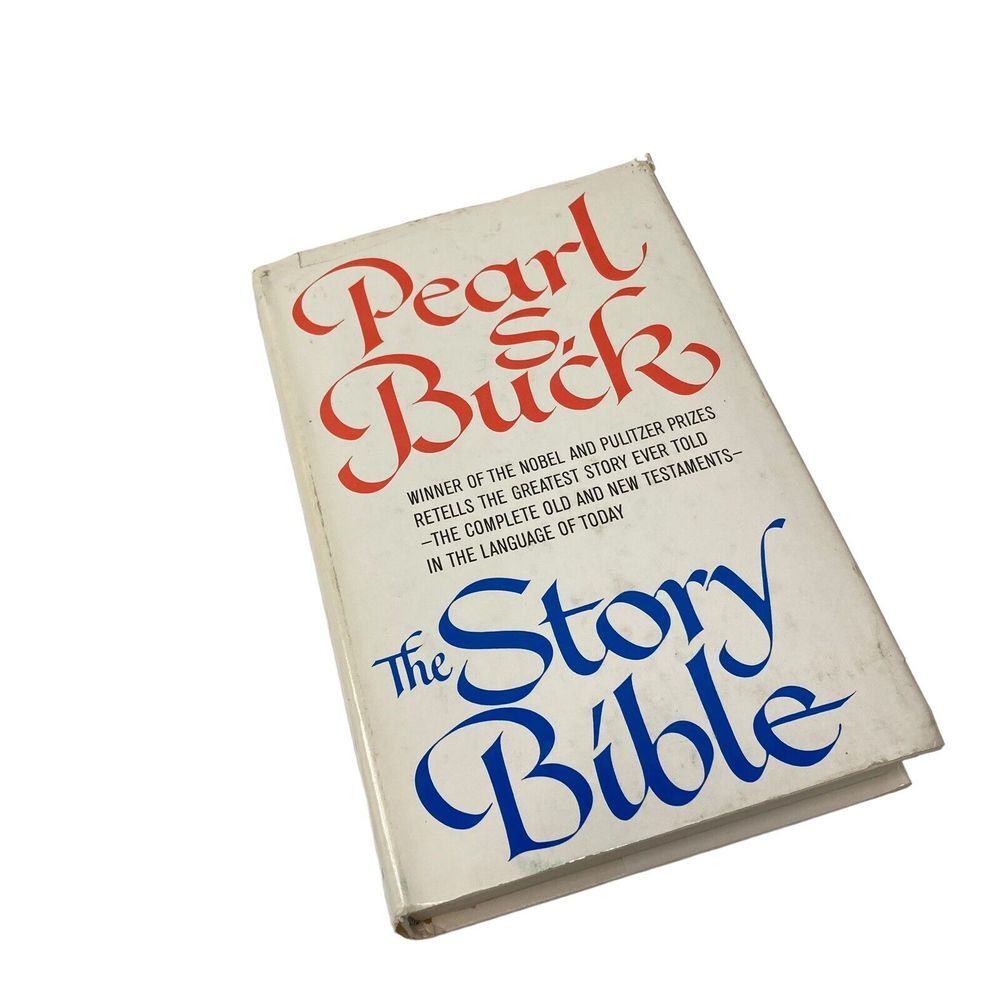 The Story Bible by Pearl S. Buck Vintage 1971 Hardcover Dust Cover Pulitzer